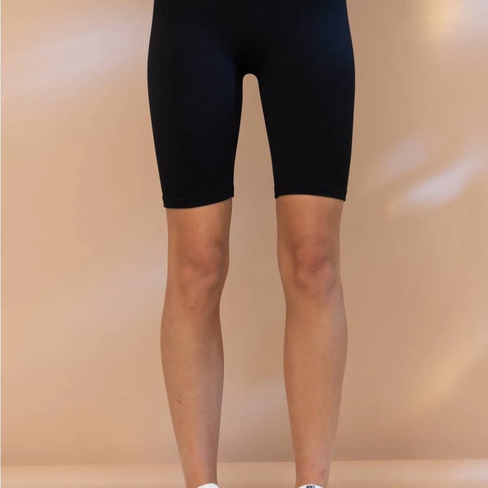 Blue B Women's Black Biker Shorts